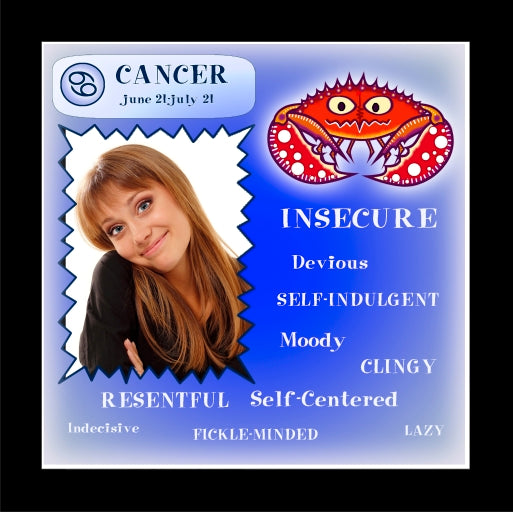 CANCER 'Not so Positive' Tile