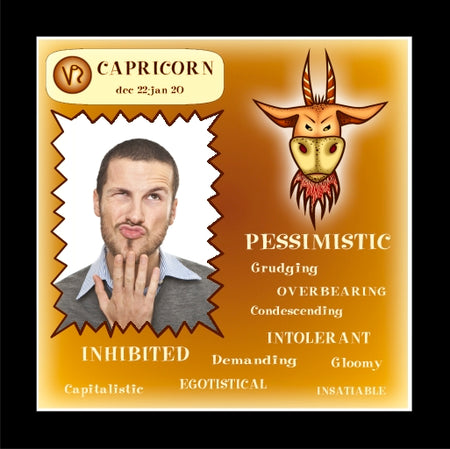 CAPRICORN 'Not so Positive' Tile