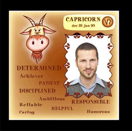 CAPRICORN 'Positive' Tile