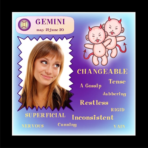 GEMINI 'Not so Positive' Tile