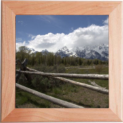 Wood Frame for 4" x 4" Tile