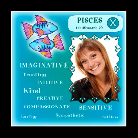 PISCES 'Positive' Tile