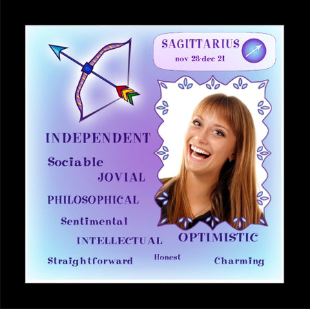 SAGITTARIUS 'Positive' Tile